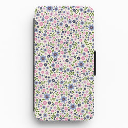 Floral Pattern - Floral Flip / Wallet Phone Case