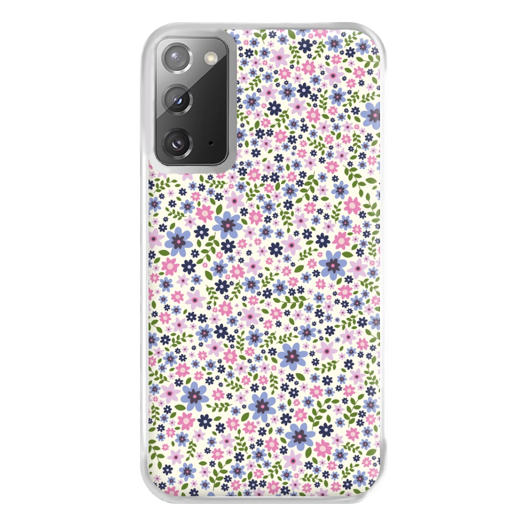 Floral Pattern - Floral Phone Case for Galaxy Note 20 Ultra