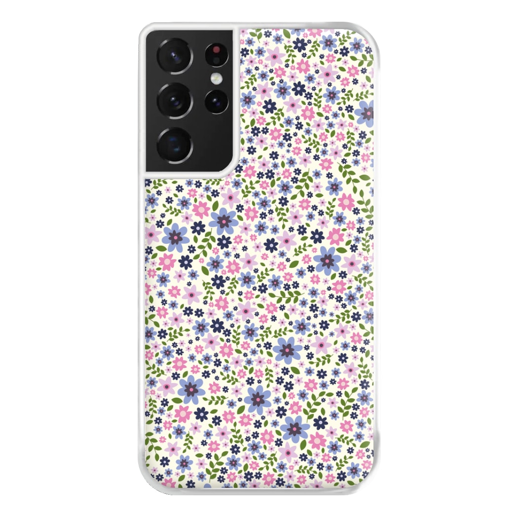 Floral Pattern - Floral Phone Case for Galaxy S21 Ultra