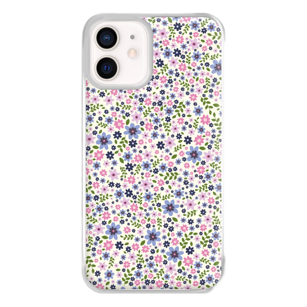 Floral Pattern - Floral Phone Case for iPhone 12 Mini