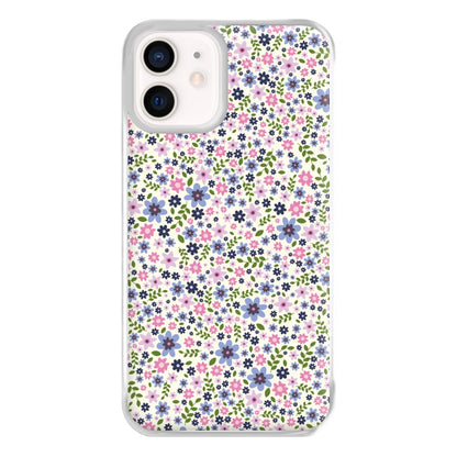 Floral Pattern - Floral Phone Case for iPhone 12 Mini