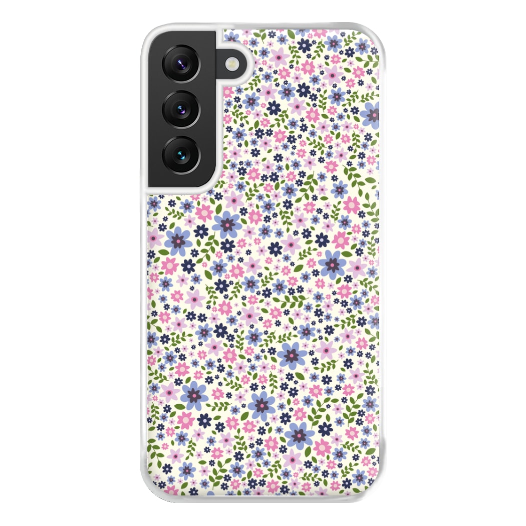 Floral Pattern - Floral Phone Case for Galaxy S22 Plus