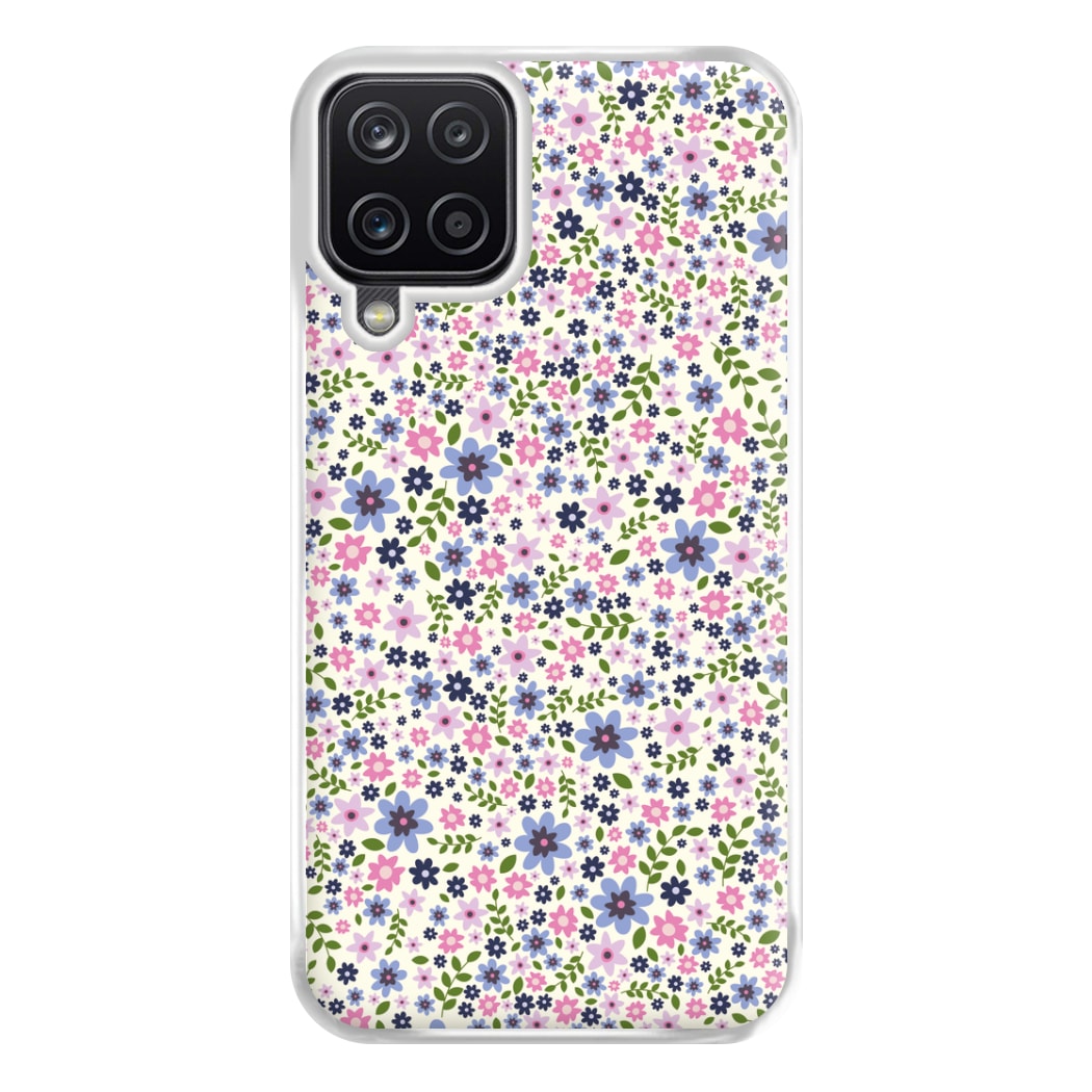 Floral Pattern - Floral Phone Case for Galaxy A12