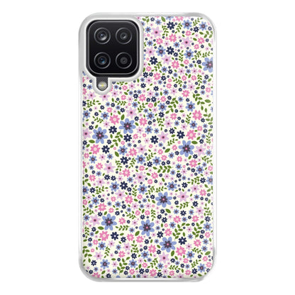 Floral Pattern - Floral Phone Case for Galaxy A12