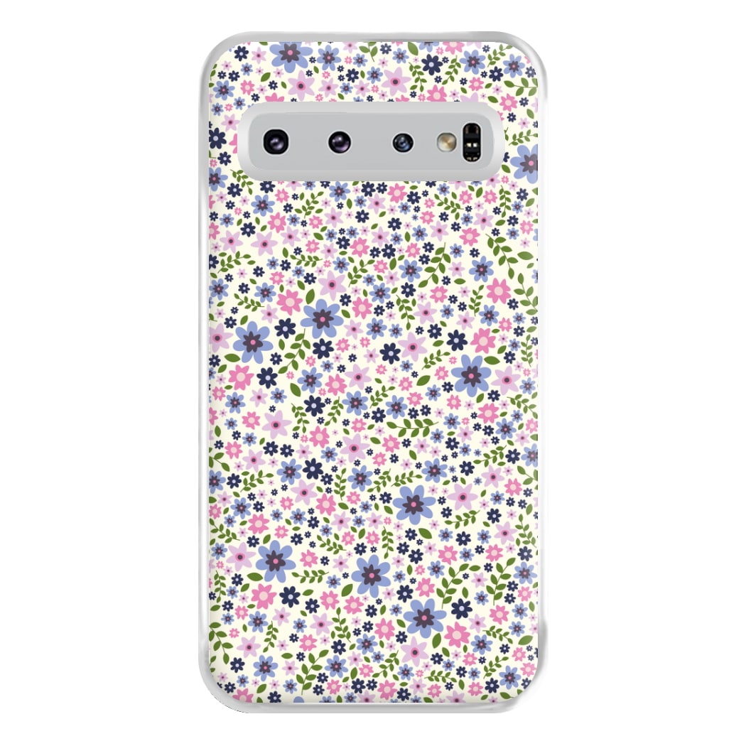 Floral Pattern - Floral Phone Case for Galaxy S10 Plus