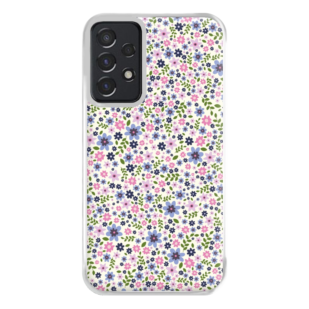 Floral Pattern - Floral Phone Case for Galaxy A52 / A52s