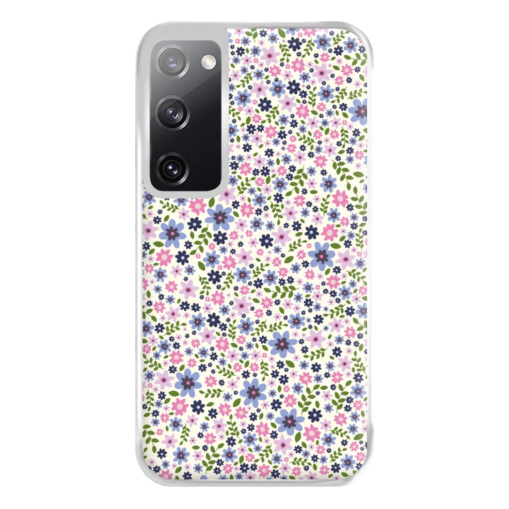 Floral Pattern - Floral Phone Case for Galaxy S20