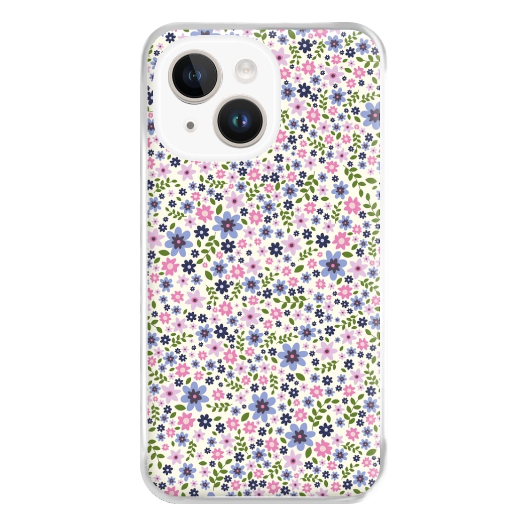 Floral Pattern - Floral Phone Case for iPhone 14 Plus