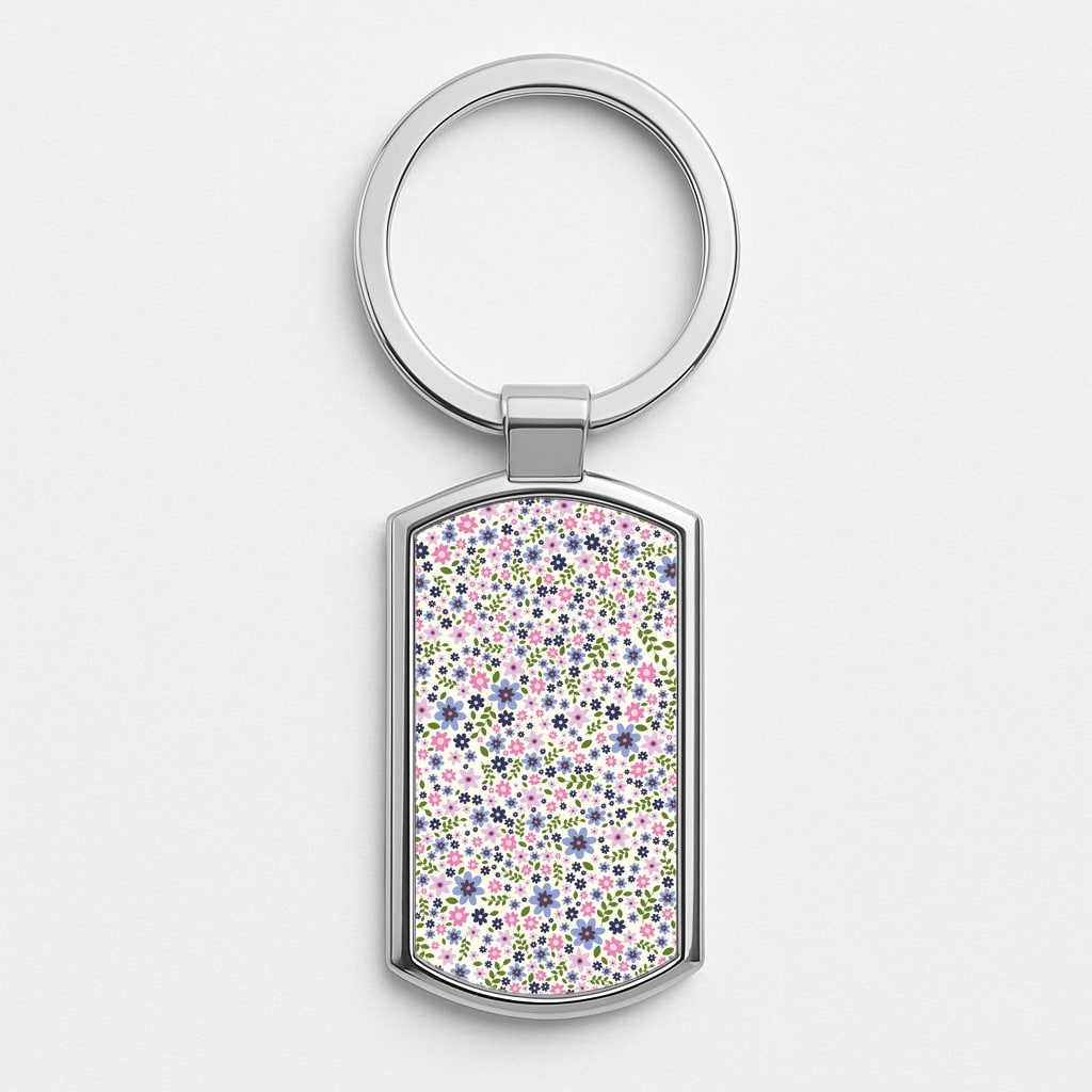 Floral Pattern - Floral Luxury Keyring