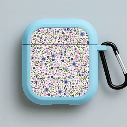 Floral Pattern - Floral Blue AirPods Case