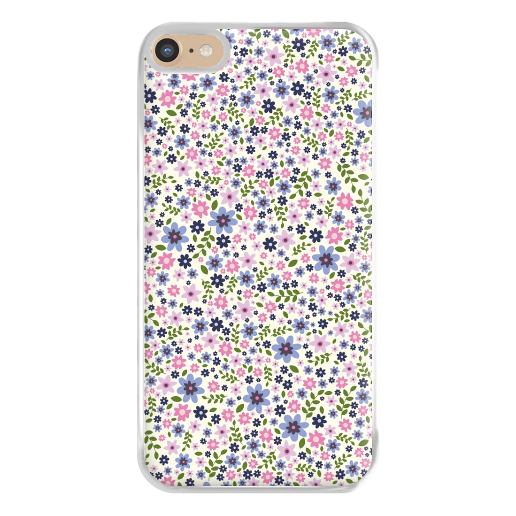 Floral Pattern - Floral Phone Case for iPhone 6 Plus / 7 Plus / 8 Plus