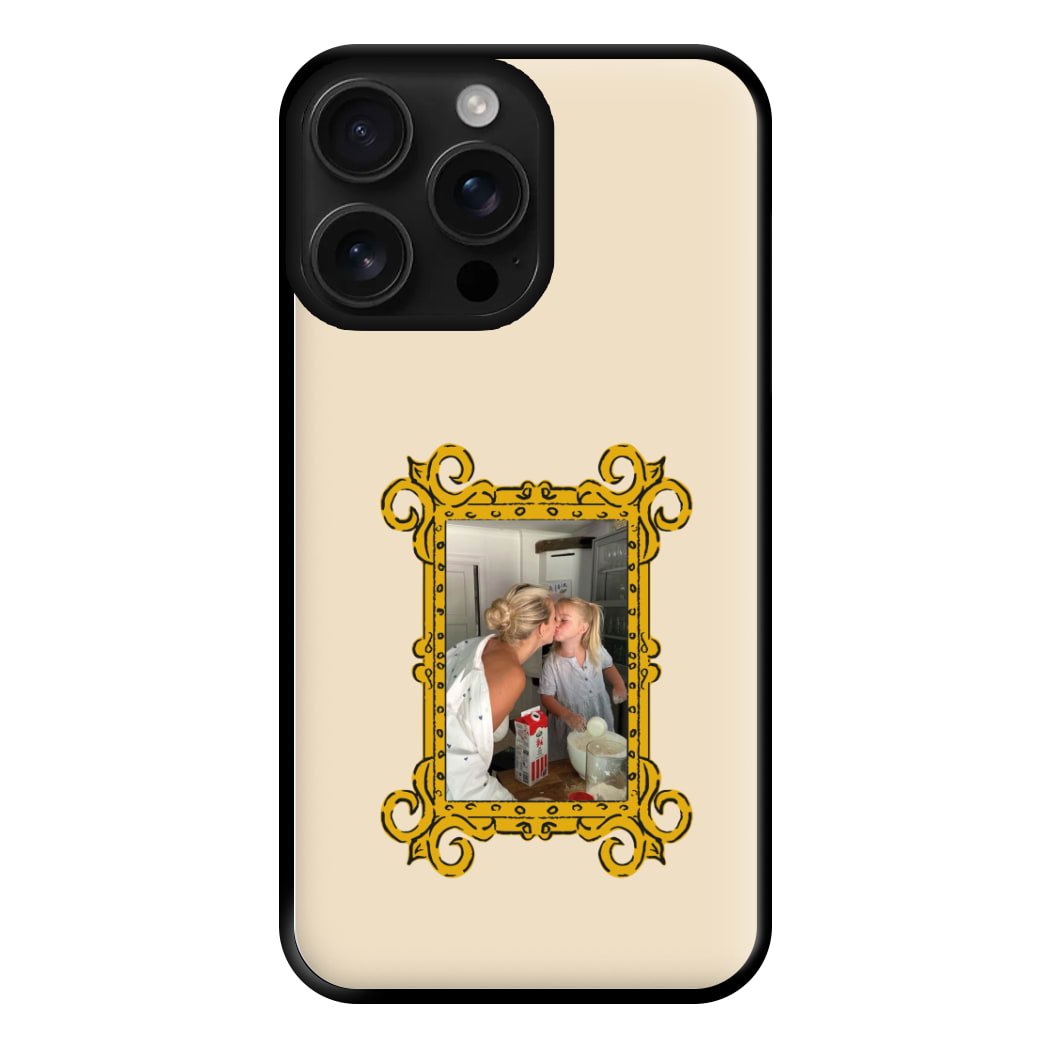 Gold Photo Frame - Personalised Mother's Day Phone Case for iPhone 16 Pro Max