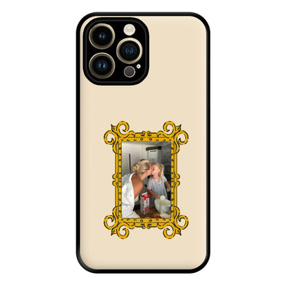 Gold Photo Frame - Personalised Mother's Day Phone Case for iPhone 14 Pro Max