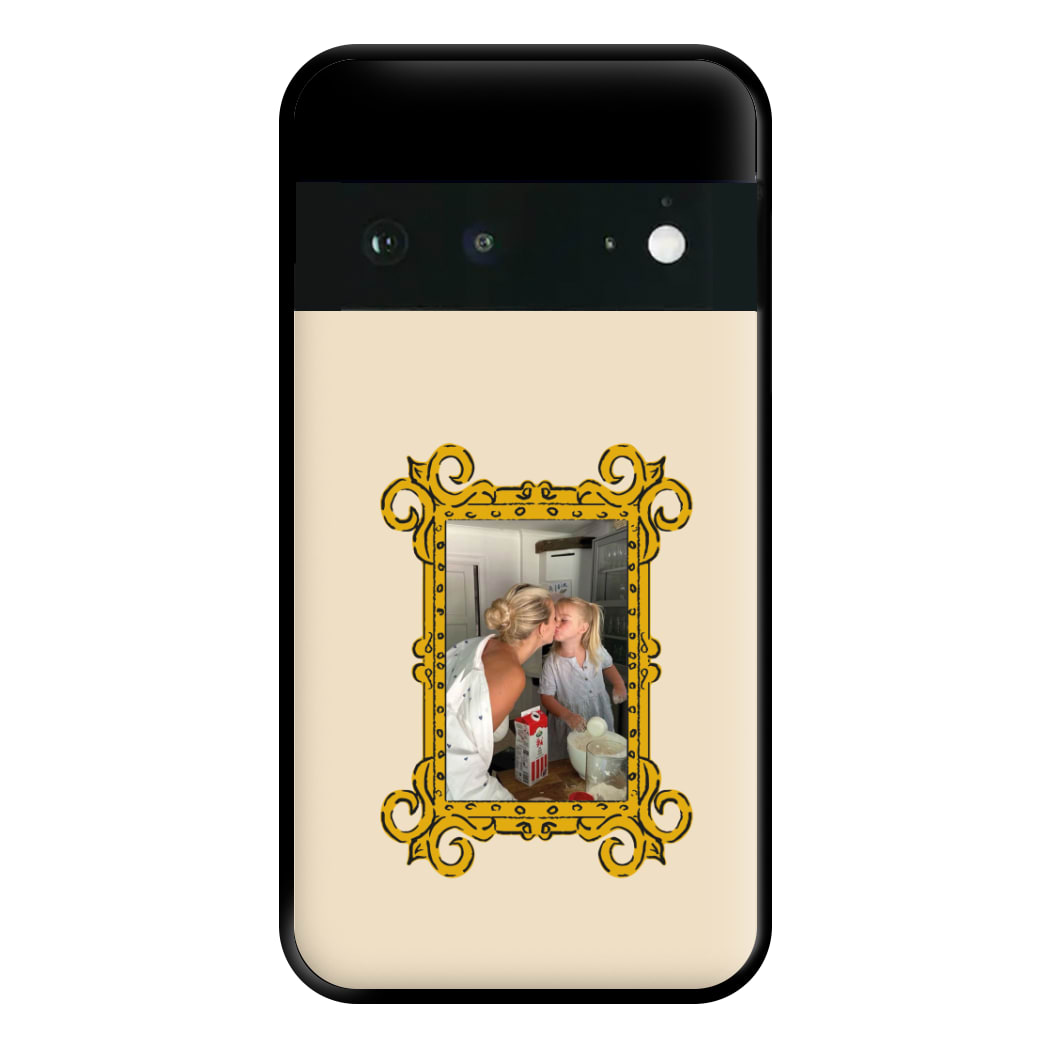 Gold Photo Frame - Personalised Mother's Day Phone Case for Google Pixel 6a