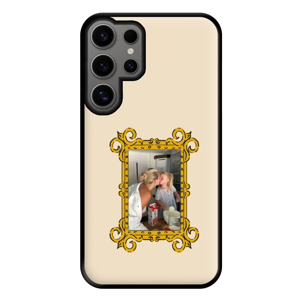 Gold Photo Frame - Personalised Mother's Day Phone Case for Galaxy S24 Ultra