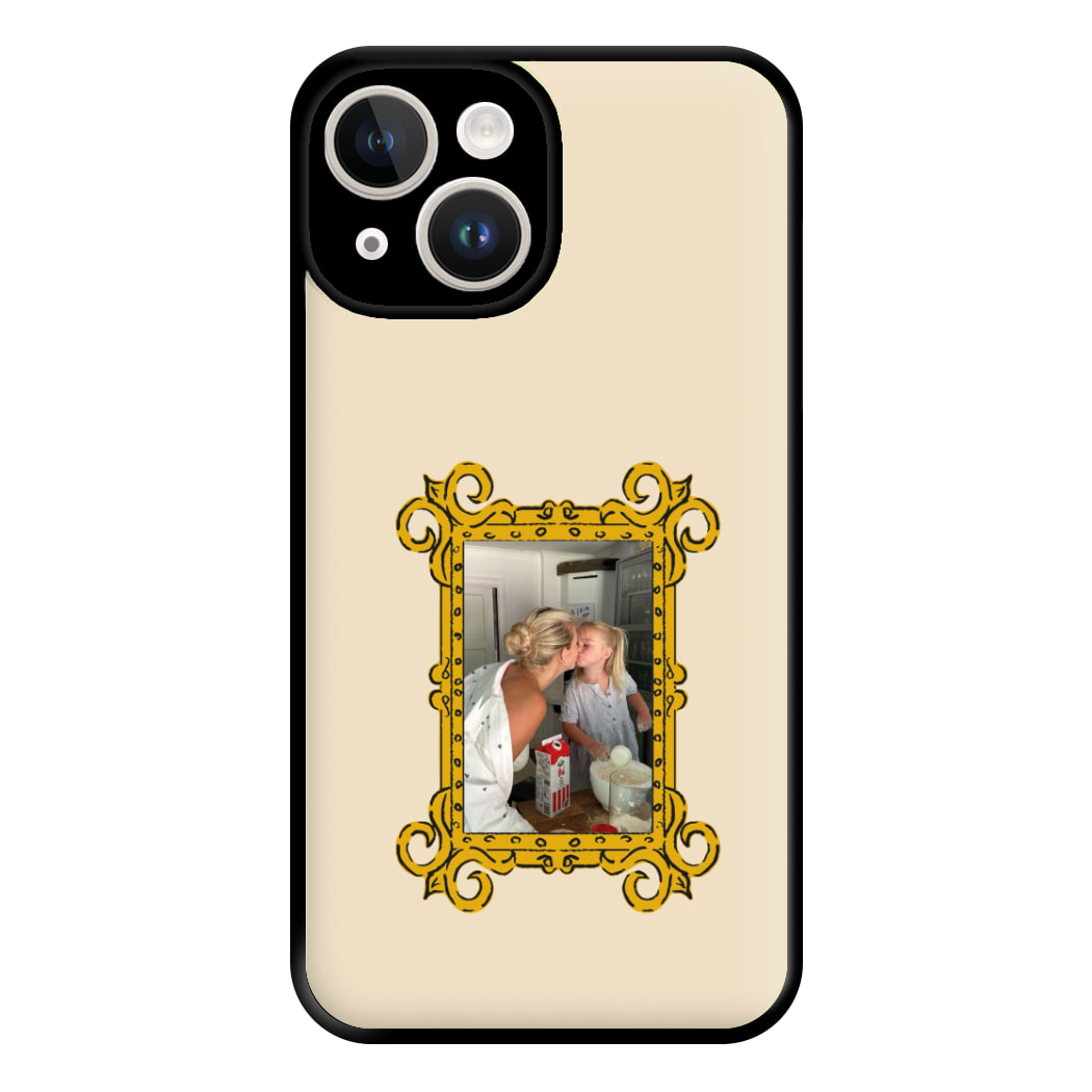 Gold Photo Frame - Personalised Mother's Day Phone Case for iPhone 14