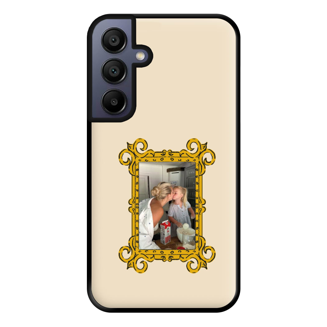 Gold Photo Frame - Personalised Mother's Day Phone Case for Galaxy A15