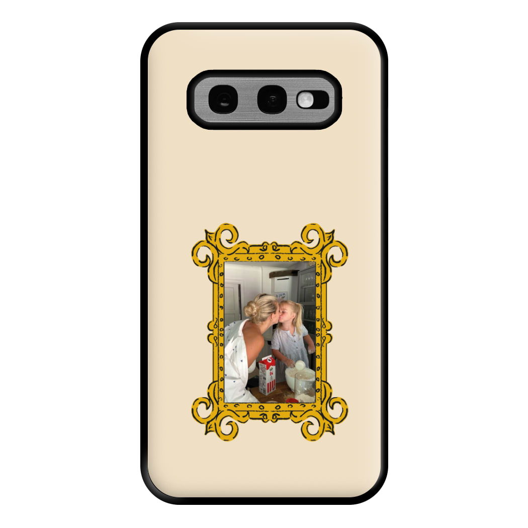 Gold Photo Frame - Personalised Mother's Day Phone Case for Galaxy S10e