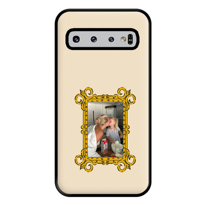 Gold Photo Frame - Personalised Mother's Day Phone Case for Galaxy S10 Plus