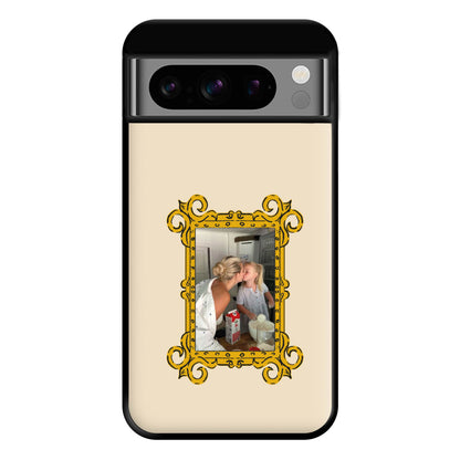 Gold Photo Frame - Personalised Mother's Day Phone Case for Google Pixel 8 Pro