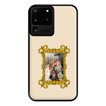 Gold Photo Frame - Personalised Mother's Day Phone Case for Galaxy S20 Ultra