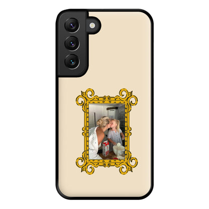 Gold Photo Frame - Personalised Mother's Day Phone Case for Galaxy S22 Plus