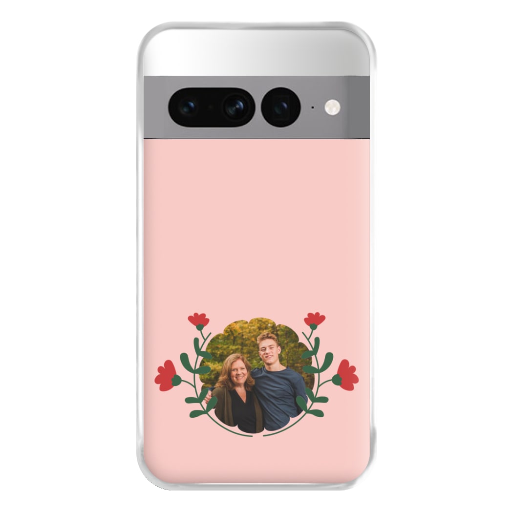 Red Flowers - Personalised Mother's Day Phone Case for Google Pixel 7 Pro