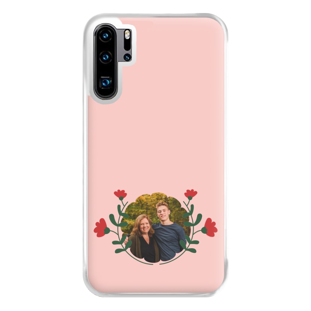 Red Flowers - Personalised Mother's Day Phone Case for Huawei P30 Pro