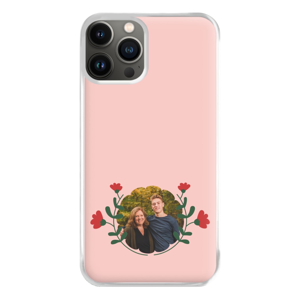 Red Flowers - Personalised Mother's Day Phone Case for iPhone 11 Pro Max