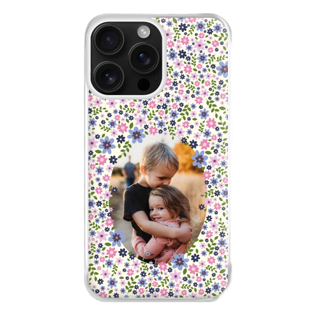 Detailed Flower Pattern - Personalised Mother's Day Phone Case