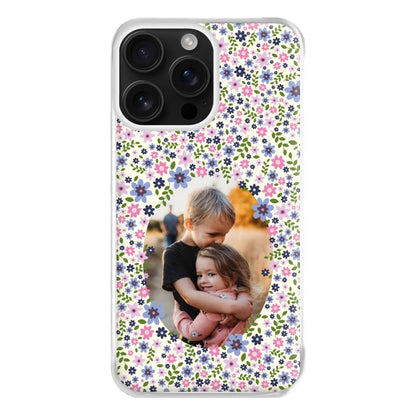 Detailed Flower Pattern - Personalised Mother's Day Phone Case for iPhone 16 Pro Max