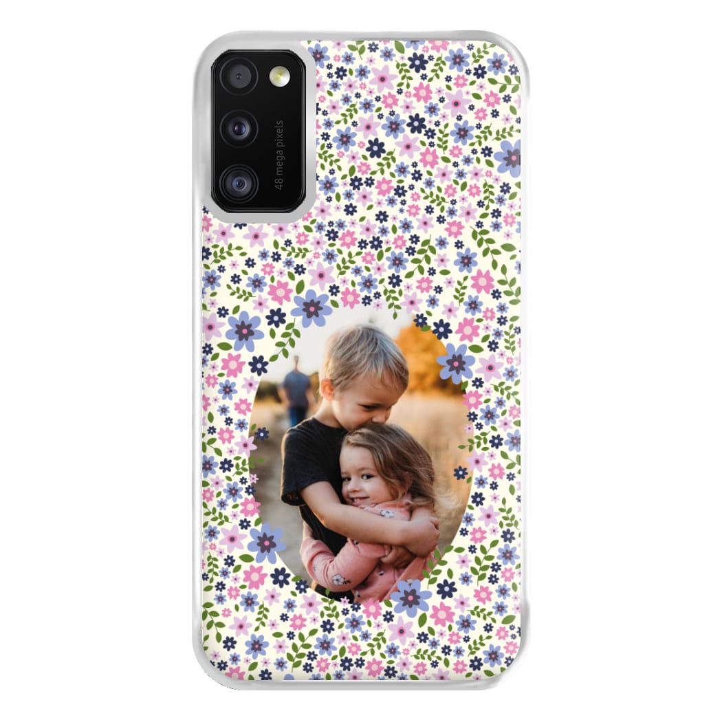 Detailed Flower Pattern - Personalised Mother's Day Phone Case for Galaxy A41