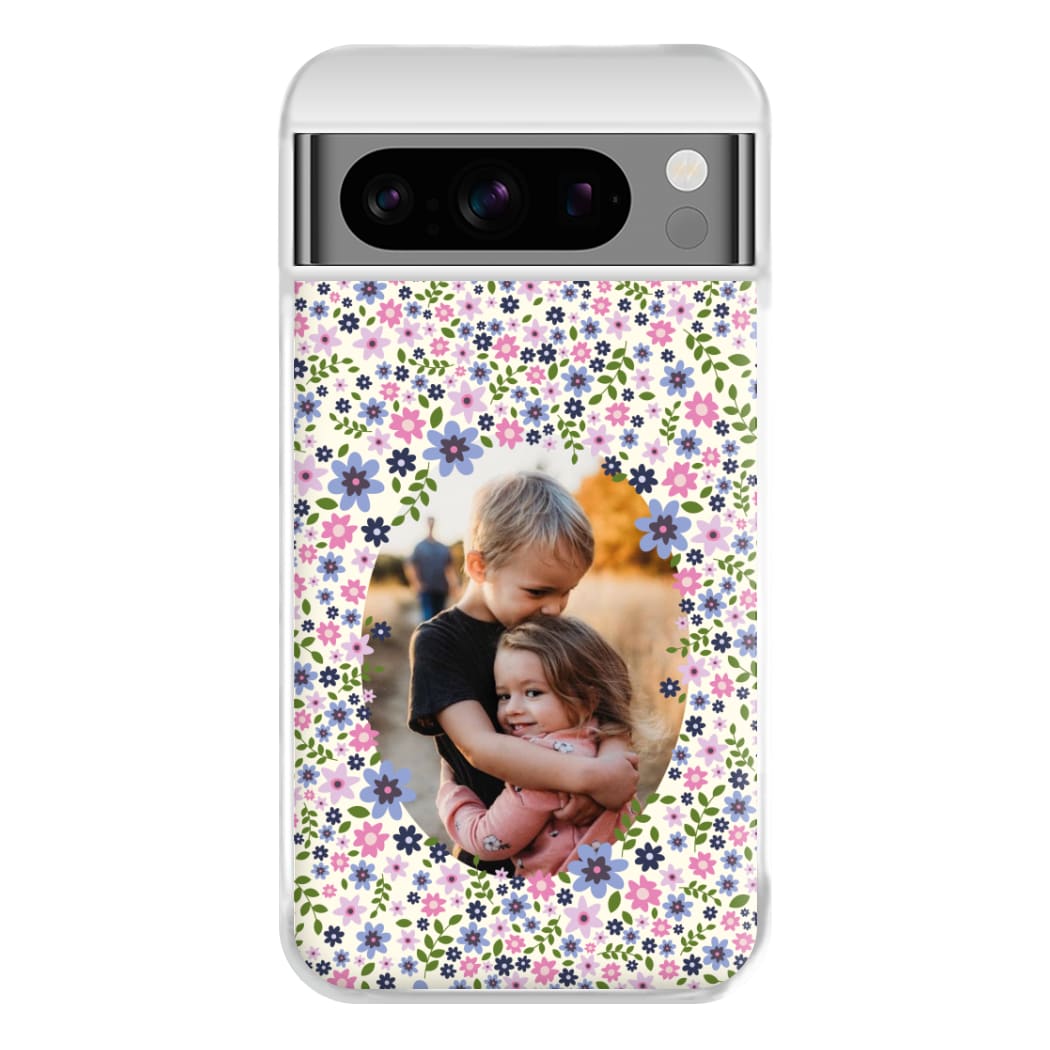 Detailed Flower Pattern - Personalised Mother's Day Phone Case for Google Pixel 8 Pro