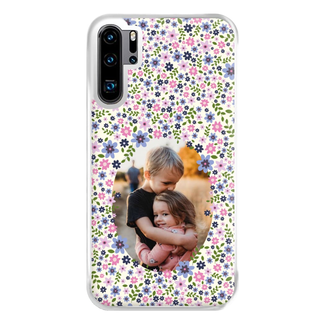 Detailed Flower Pattern - Personalised Mother's Day Phone Case for Huawei P30 Pro