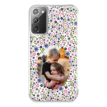 Detailed Flower Pattern - Personalised Mother's Day Phone Case for Galaxy Note 20 Ultra