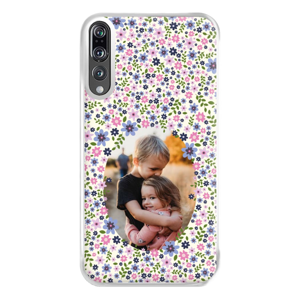 Detailed Flower Pattern - Personalised Mother's Day Phone Case for Huawei P20 Pro