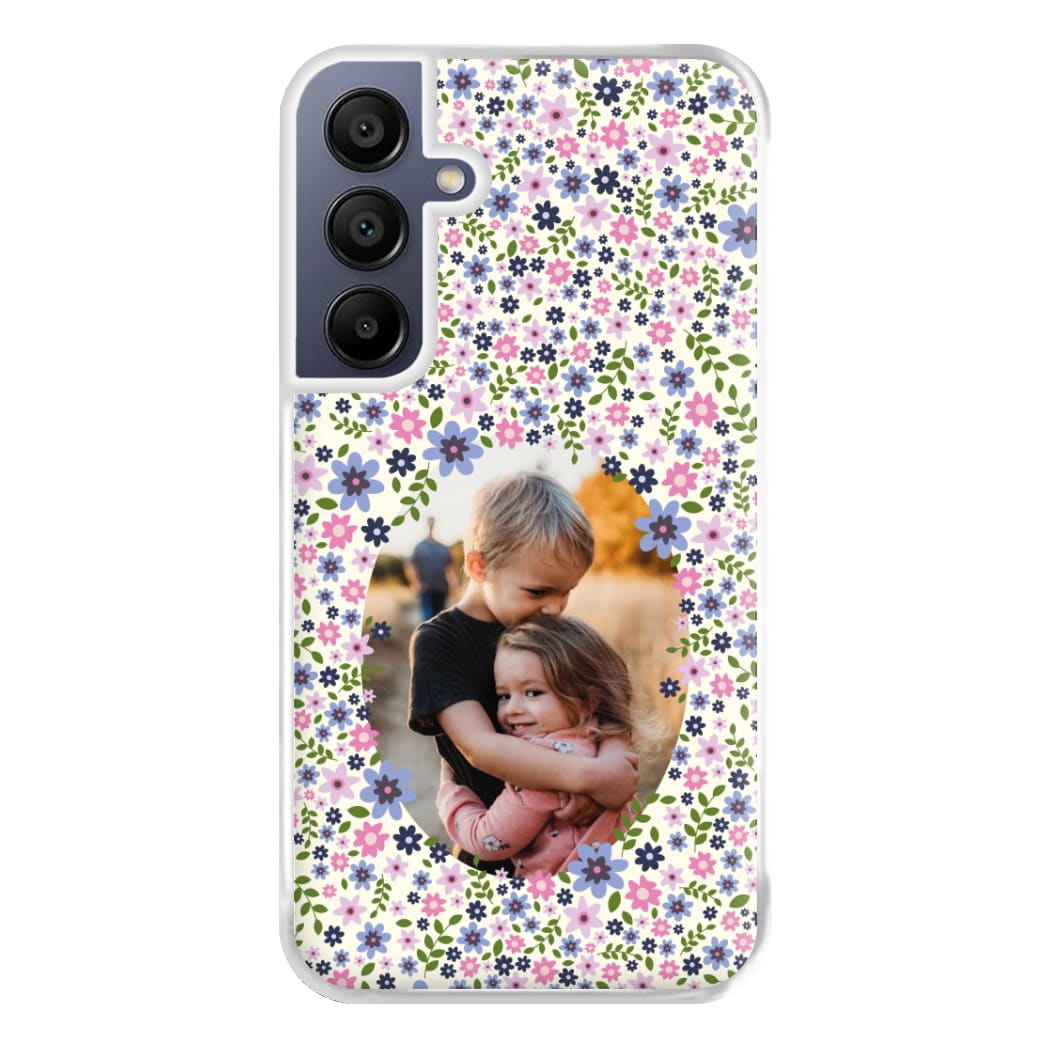 Detailed Flower Pattern - Personalised Mother's Day Phone Case for Galaxy A16