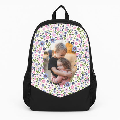 Detailed Flower Pattern - Personalised Mother's Day Backpack