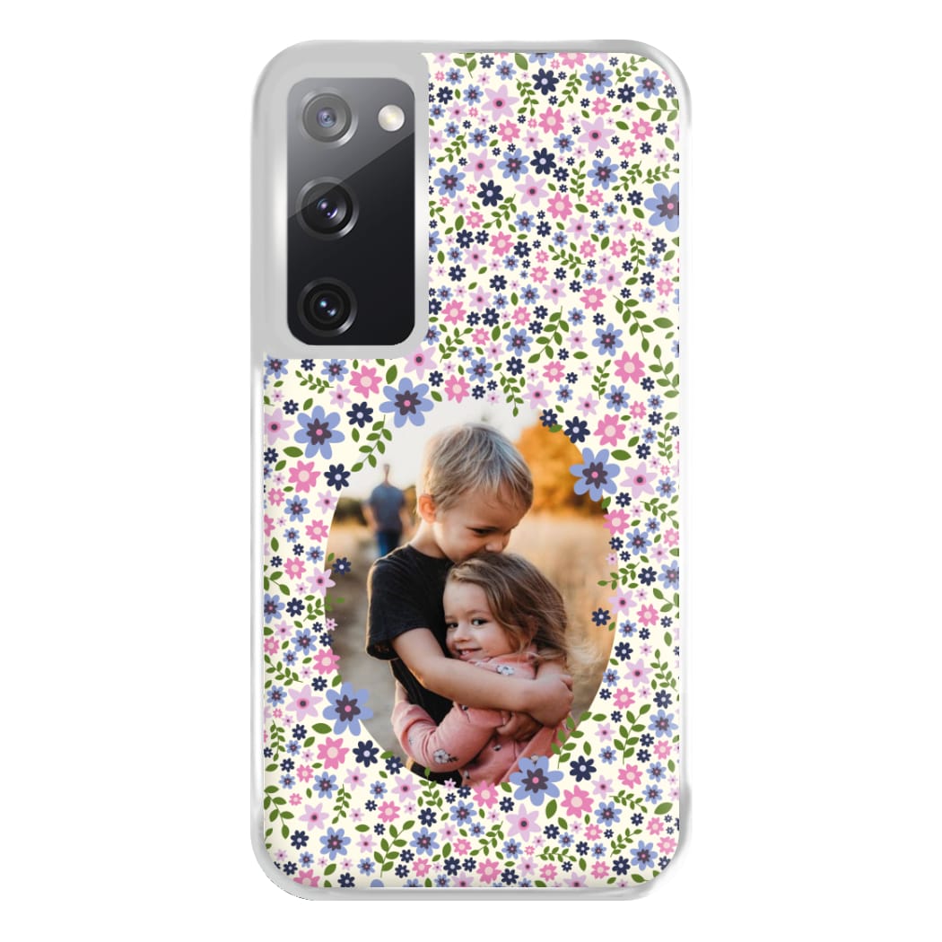 Detailed Flower Pattern - Personalised Mother's Day Phone Case for Galaxy S20FE