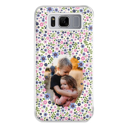 Detailed Flower Pattern - Personalised Mother's Day Phone Case for Galaxy S8 Plus