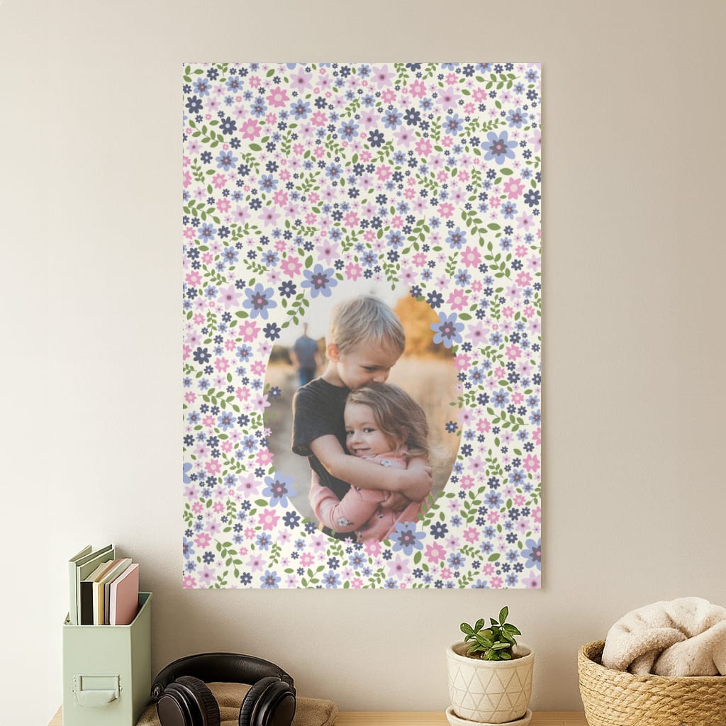 Detailed Flower Pattern - Personalised Mother's Day Poster