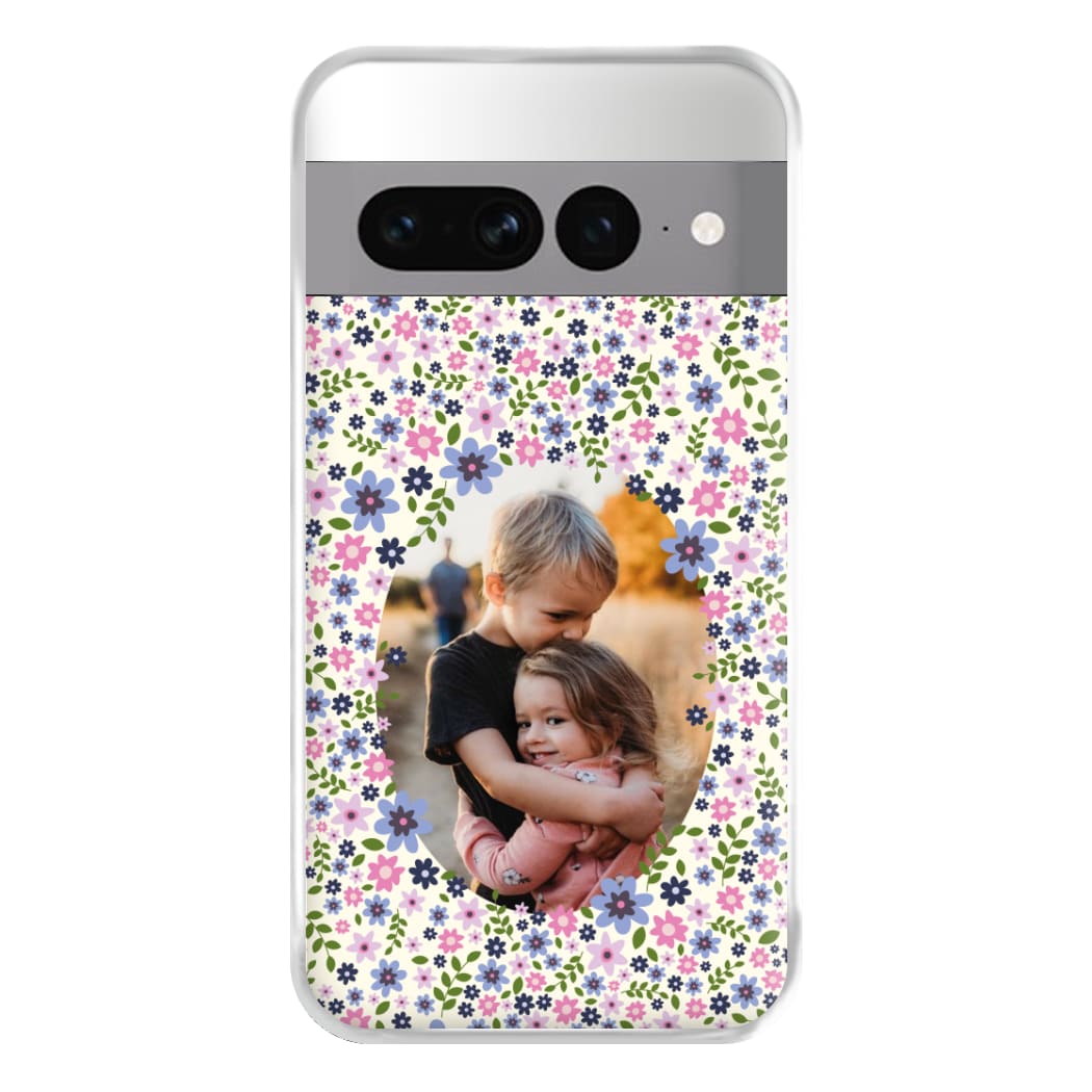 Detailed Flower Pattern - Personalised Mother's Day Phone Case for Google Pixel 7 Pro