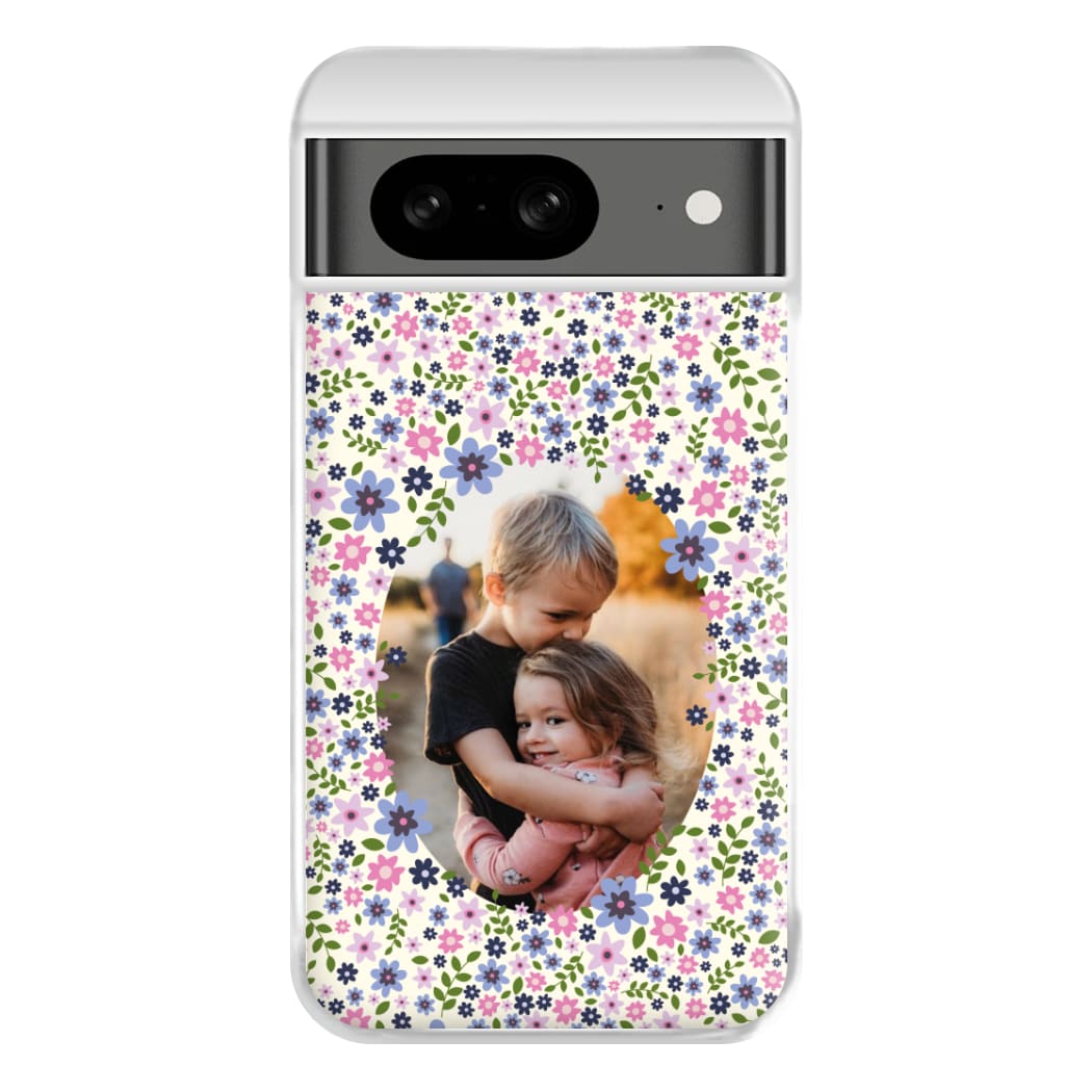 Detailed Flower Pattern - Personalised Mother's Day Phone Case for Google Pixel 8