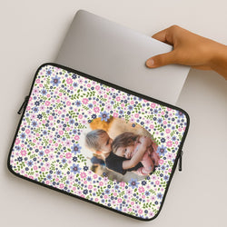 Detailed Flower Pattern - Personalised Mother's Day MacBook Case