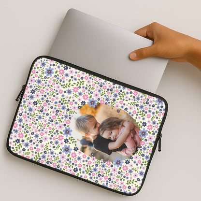 Detailed Flower Pattern - Personalised Mother's Day MacBook Case