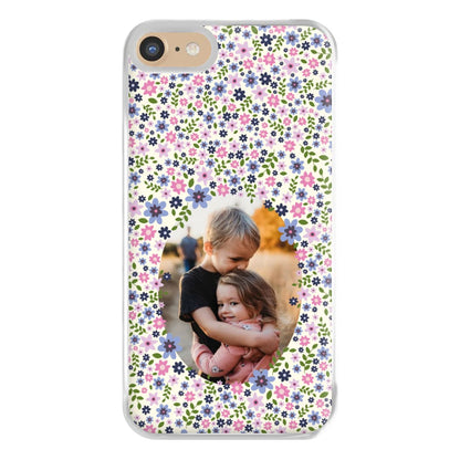 Detailed Flower Pattern - Personalised Mother's Day Phone Case for iPhone 6 / 7 / 8 / SE