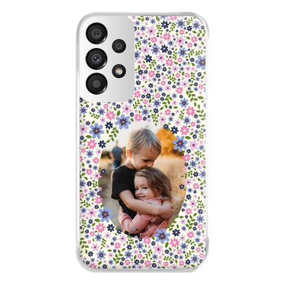 Detailed Flower Pattern - Personalised Mother's Day Phone Case for Galaxy A33