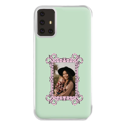 Pink Photo Frame - Personalised Mother's Day Phone Case for Galaxy A71