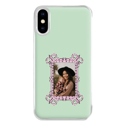 Pink Photo Frame - Personalised Mother's Day Phone Case for iPhone XS Max