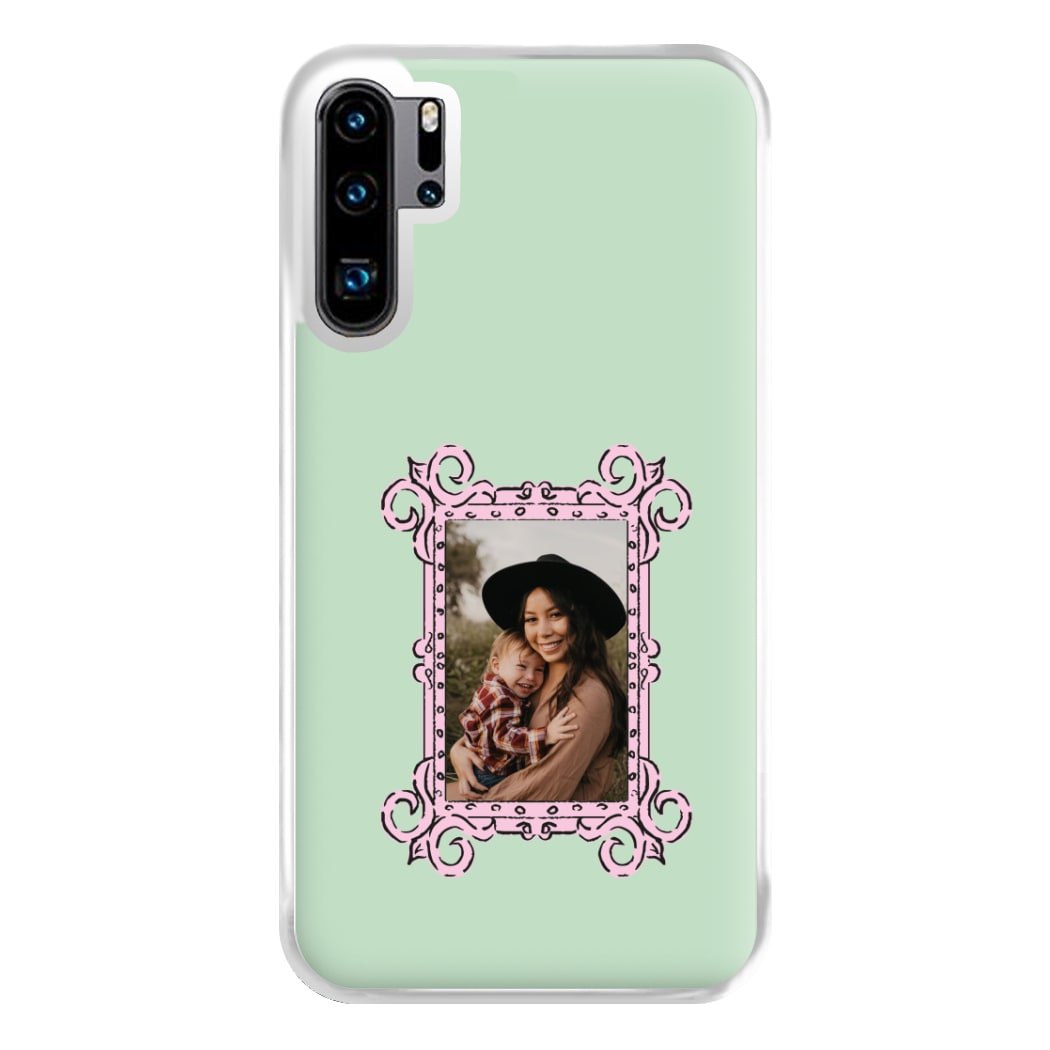 Pink Photo Frame - Personalised Mother's Day Phone Case for Huawei P30 Pro